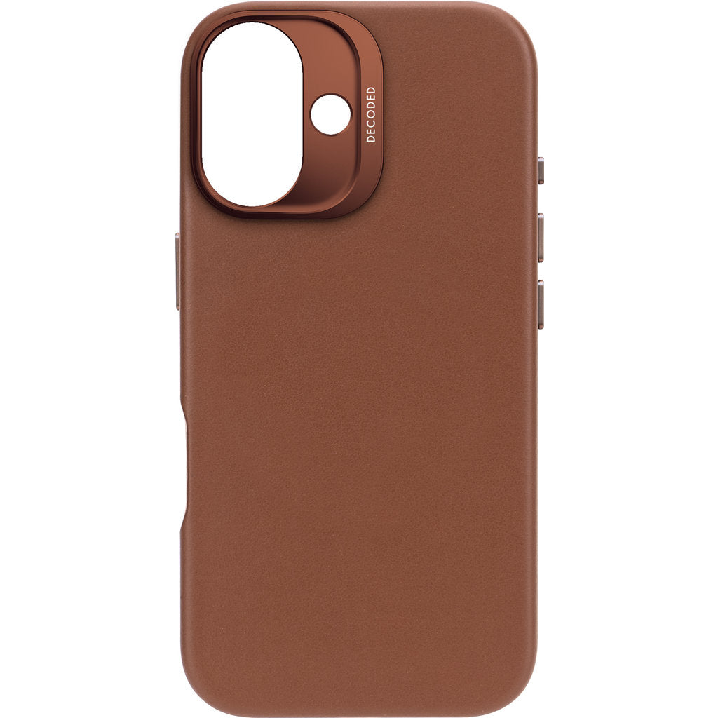 Decoded Leather Backcover Apple iPhone 16 Tan