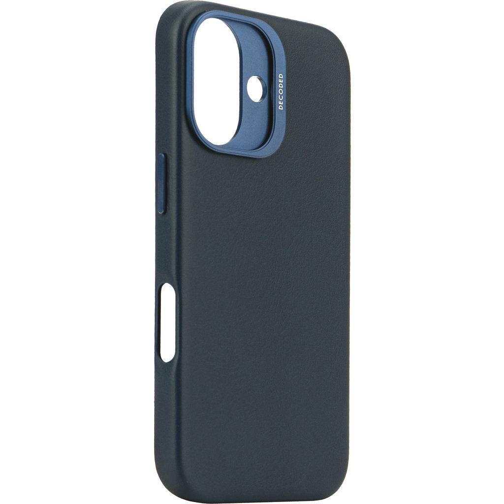Decoded Leather Backcover Apple iPhone 16 Navy
