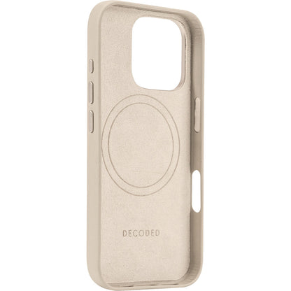 Decoded Leather Backcover Apple iPhone 16 Pro Clay