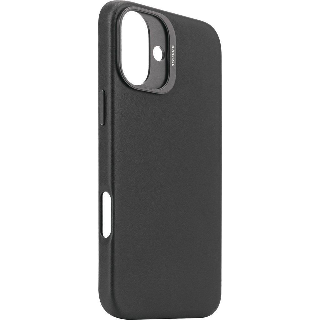 Decoded Leather Backcover Apple iPhone 16 Plus Black