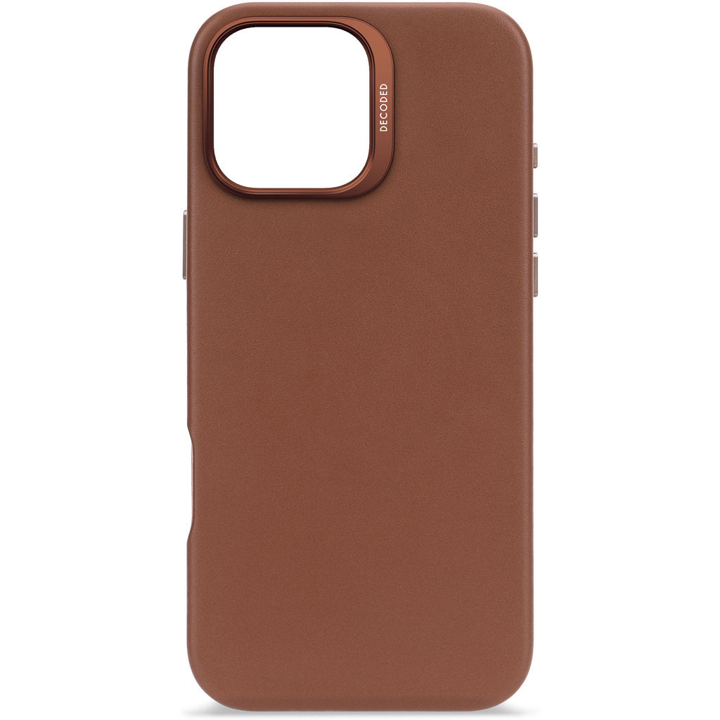 Decoded Leather Backcover Apple iPhone 16 Pro Max Tan