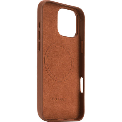 Decoded Leather Backcover Apple iPhone 16 Pro Max Tan