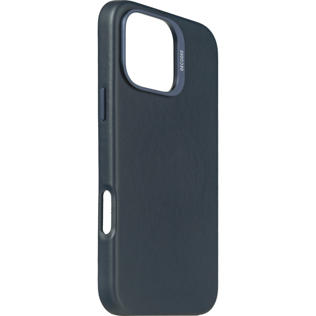 Decoded Leather Backcover Apple iPhone 16 Pro Max Navy