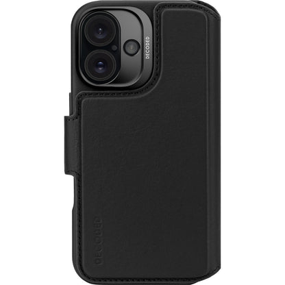 Decoded Leather Detachable Wallet Apple iPhone 16 Black