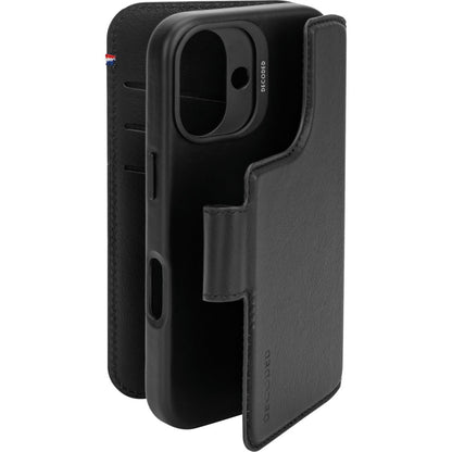 Decoded Leather Detachable Wallet Apple iPhone 16 Black