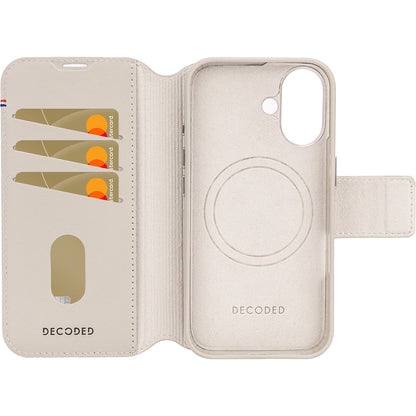Decoded Leather Detachable Wallet Apple iPhone 16 Clay