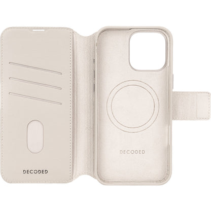 Decoded Leather Detachable Wallet Apple iPhone 16 Pro Max Clay