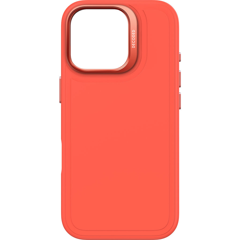 Decoded Silicone Stacks Backcover Apple iPhone 16 Pro Tangerine