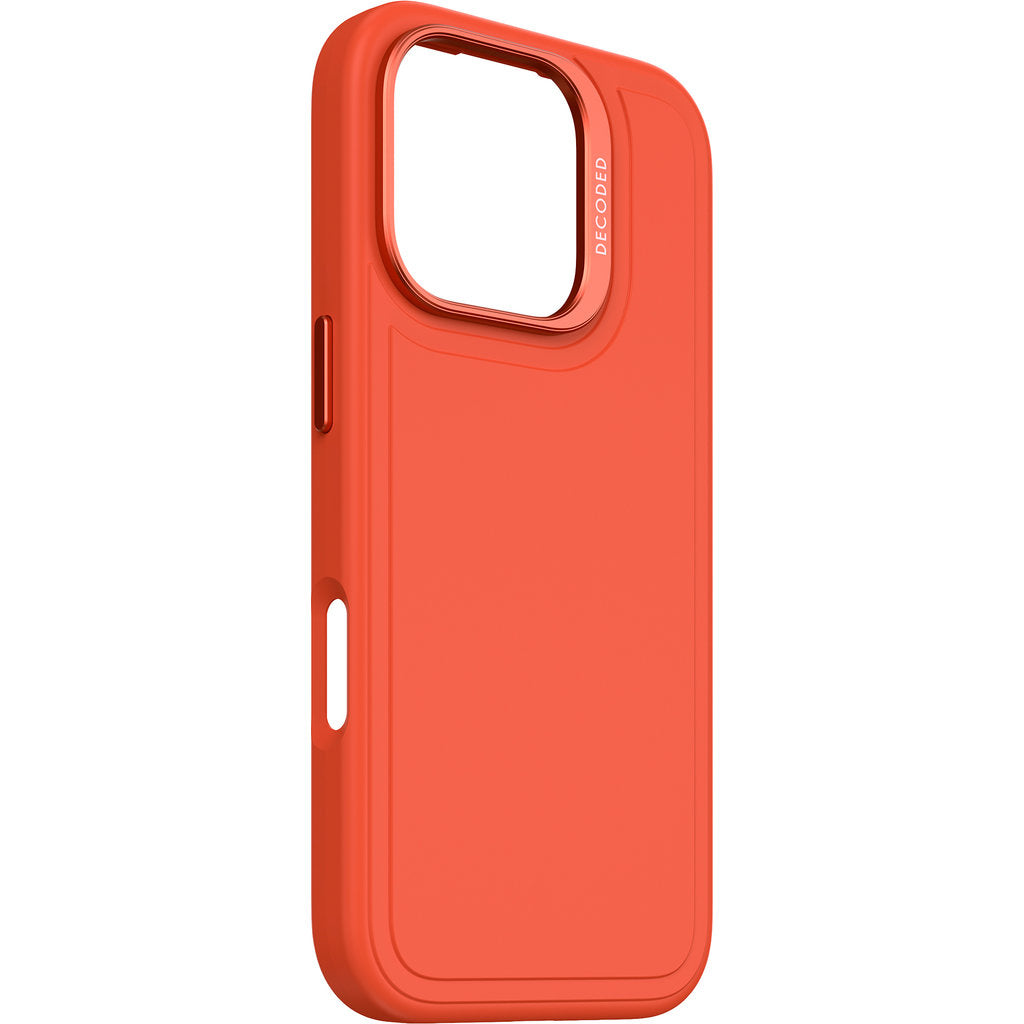 Decoded Silicone Stacks Backcover Apple iPhone 16 Pro Tangerine