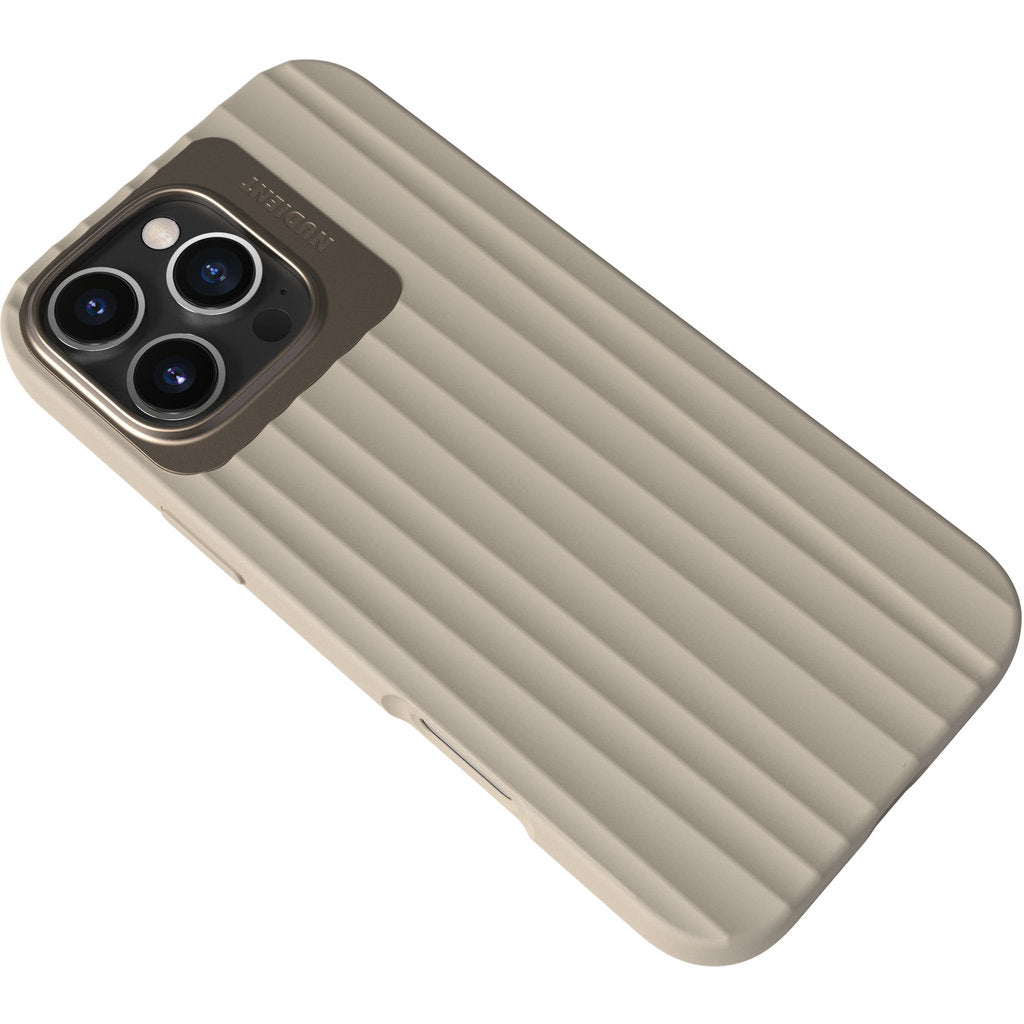 Nudient Bold MagSafe Case Apple iPhone 16 Pro Max Linen Beige