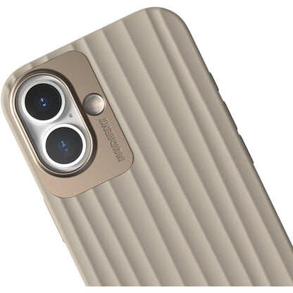 Nudient Bold MagSafe Case Apple iPhone 16 Linen Beige