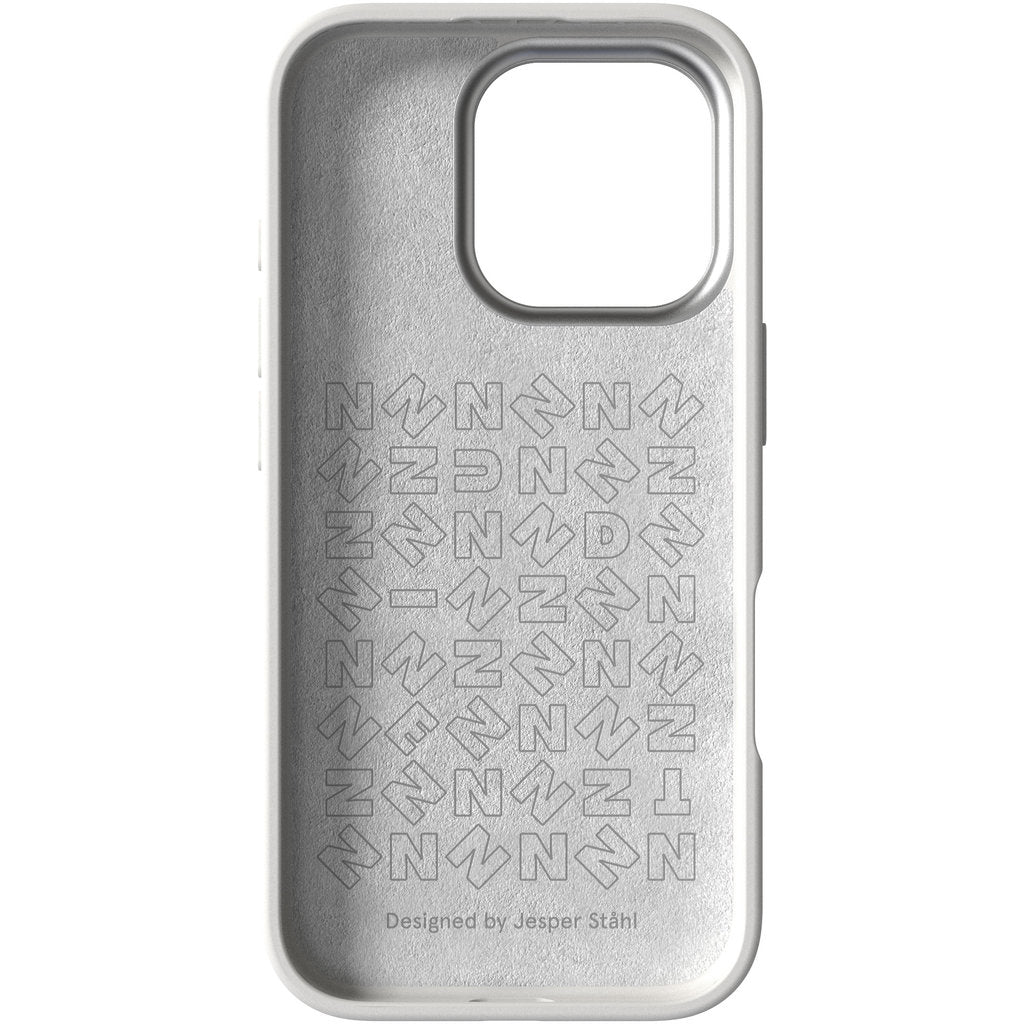 Nudient Bold MagSafe Case Apple iPhone 16 Pro Chalk White