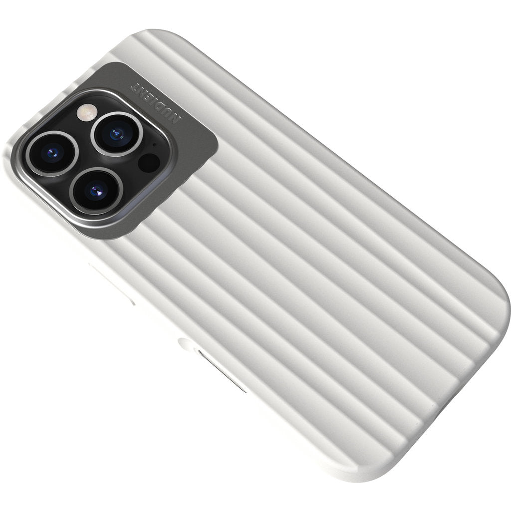 Nudient Bold MagSafe Case Apple iPhone 16 Pro Chalk White