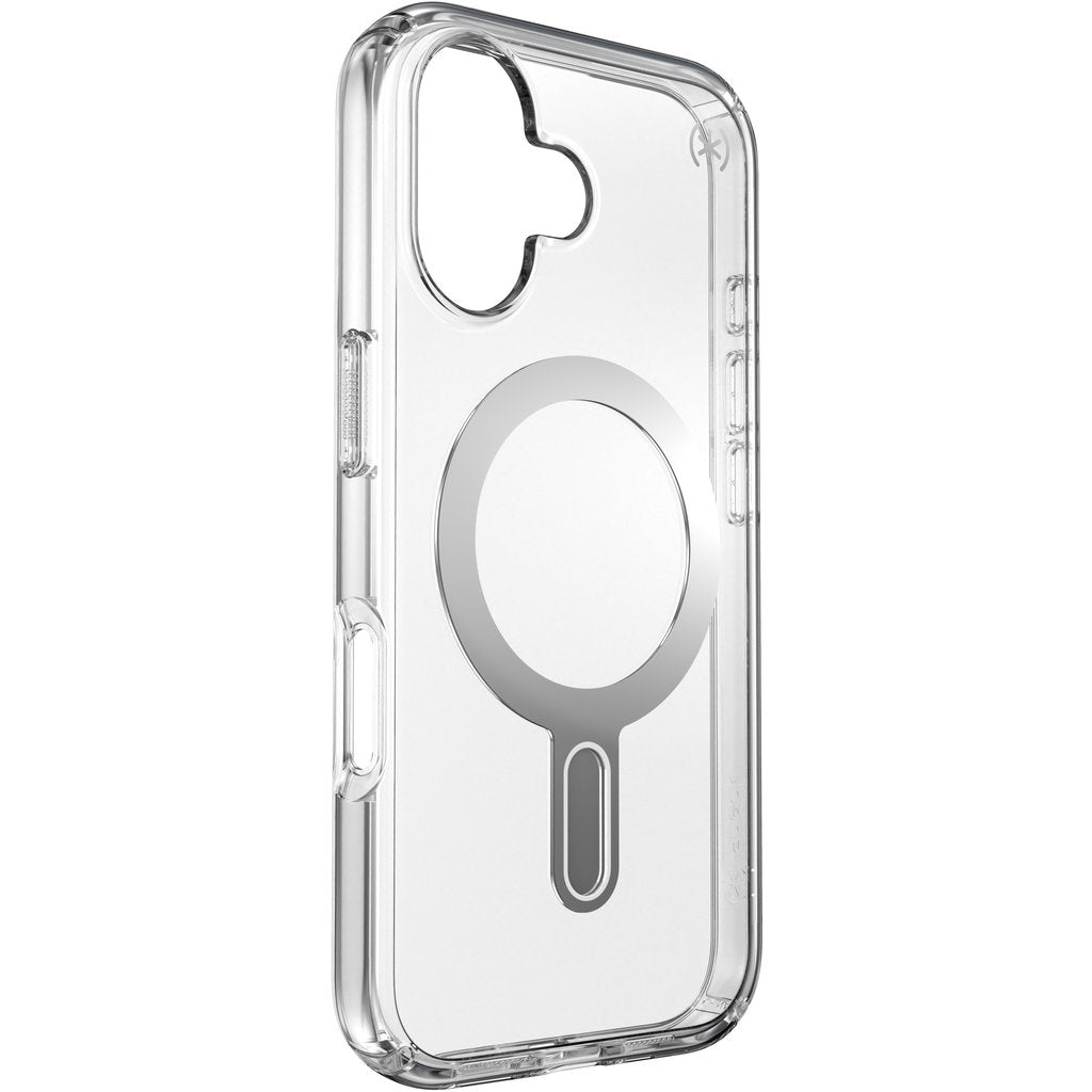 Speck Presidio Perfect Clear + ClickLock Apple iPhone 16 Clear -  with Microban