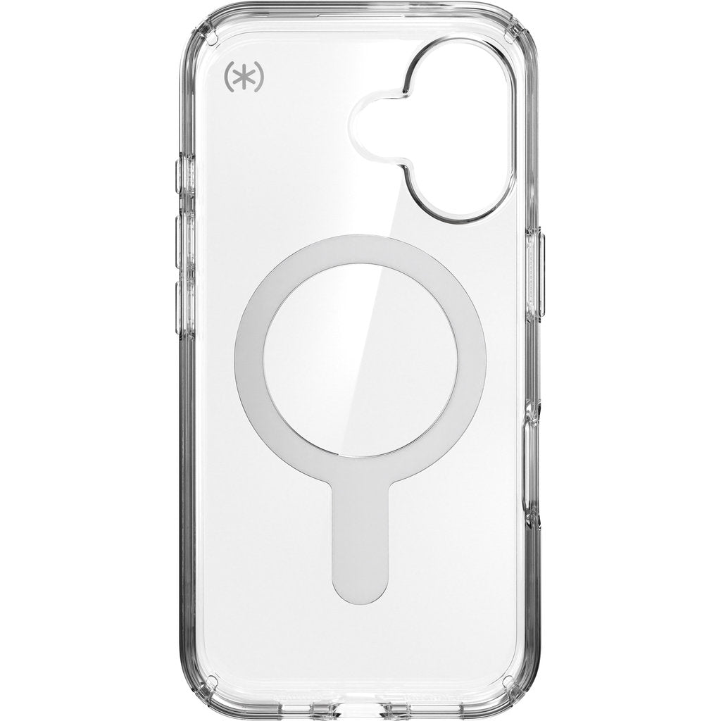 Speck Presidio Perfect Clear + ClickLock Apple iPhone 16 Clear -  with Microban