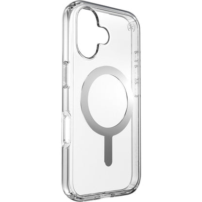 Speck Presidio Perfect Clear + MS Apple iPhone 16 Clear - with Microban