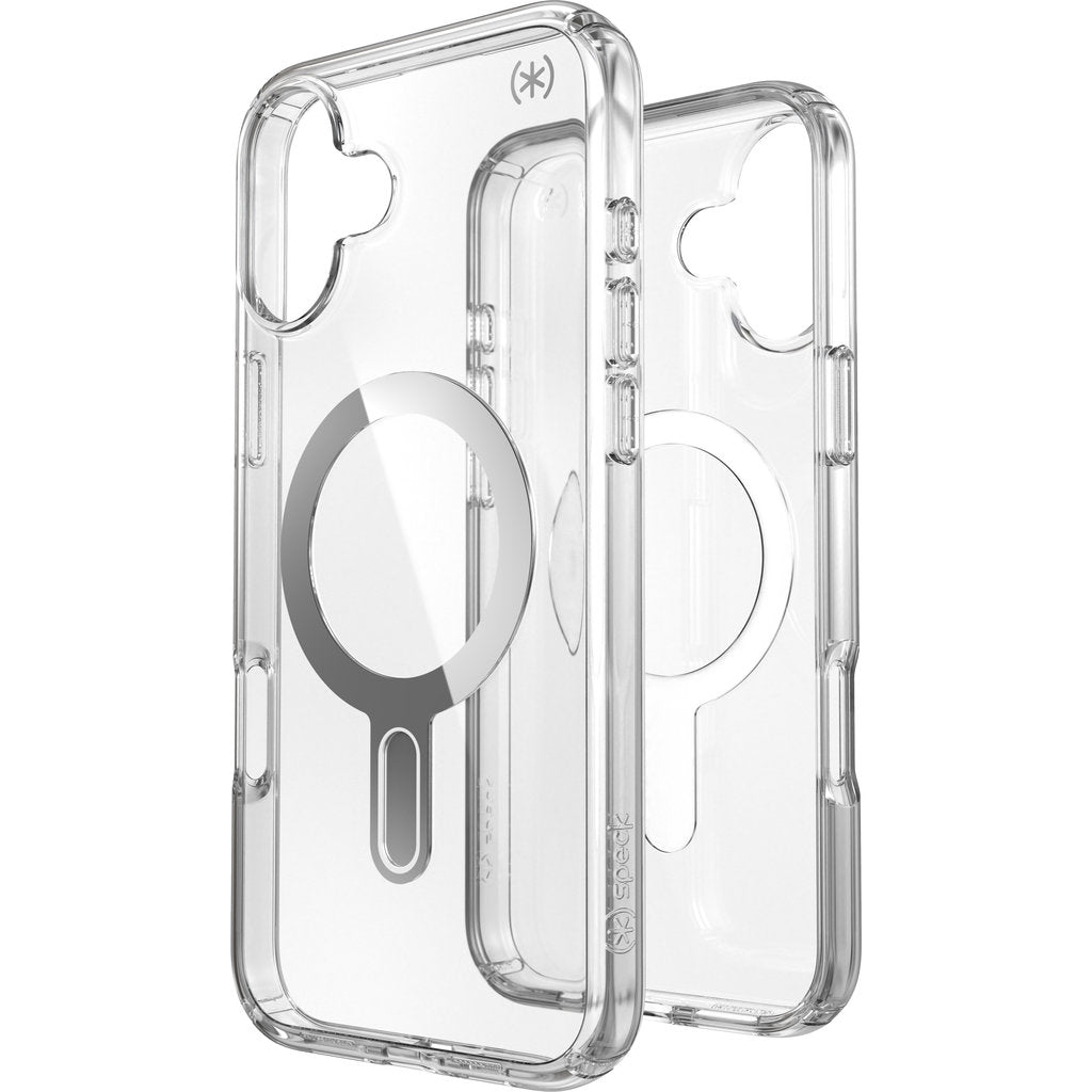 Speck Presidio Perfect Clear + ClickLock Apple iPhone 16 Plus Clear -  with Microban