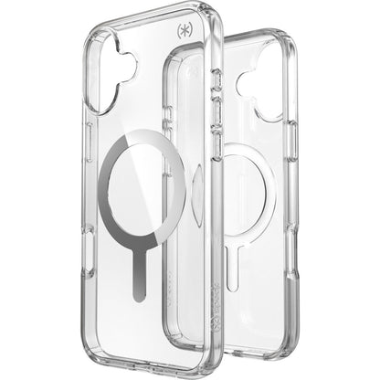 Speck Presidio Perfect Clear + MS Apple iPhone 16 Plus Clear -  with Microban