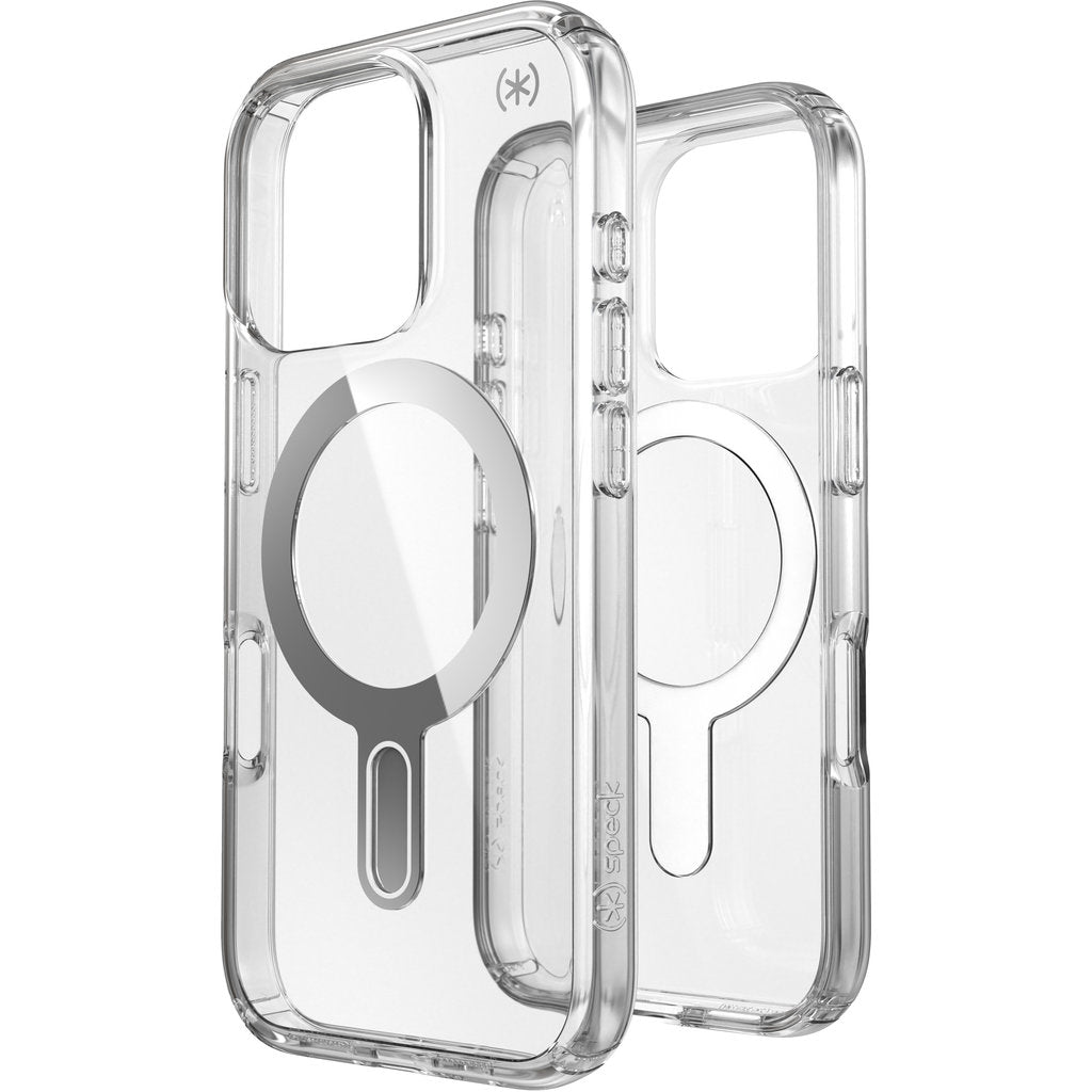 Speck Presidio Perfect Clear + ClickLock Apple iPhone 16 Pro Clear -  with Microban