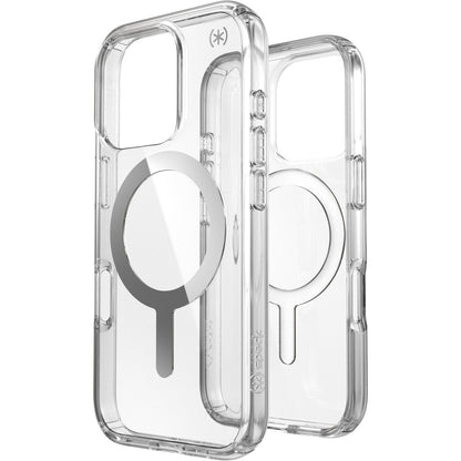 Speck Presidio Perfect Clear + MS Apple iPhone 16 Pro Clear - with Microban