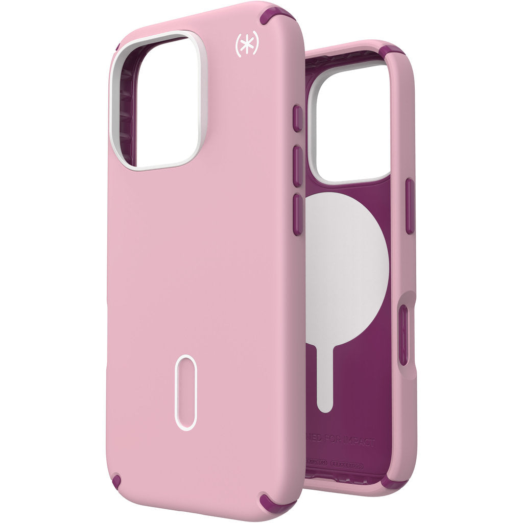 Speck Presidio2 Pro + ClickLock Apple iPhone 16 Pro Wednesday Pink - with Microban