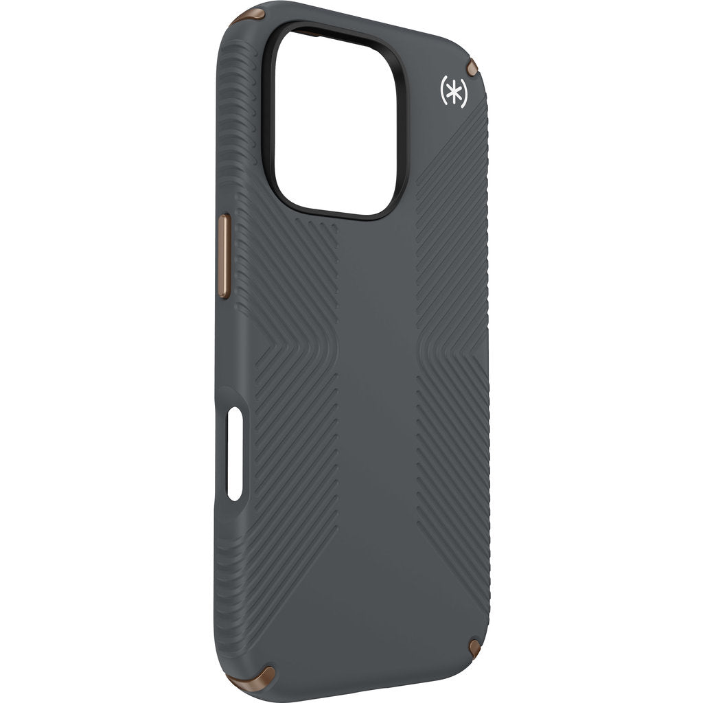 Speck Presidio2 Grip Apple iPhone 16 Pro Charcoal Grey -  with Microban