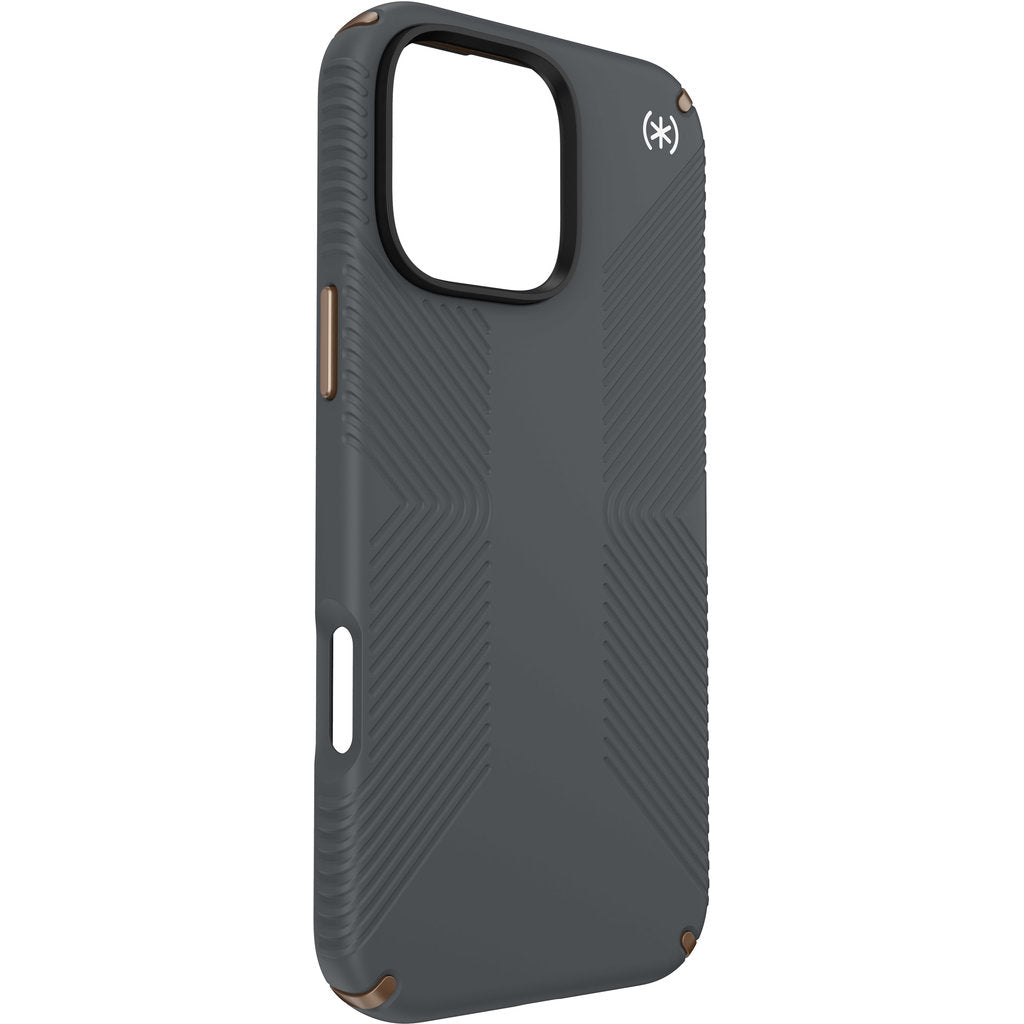 Speck Presidio2 Grip Apple iPhone 16 Pro Max Charcoal Grey -  with Microban