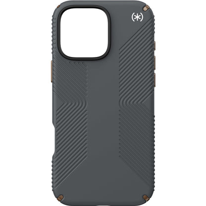 Speck Presidio2 Grip Apple iPhone 16 Pro Max Charcoal Grey -  with Microban