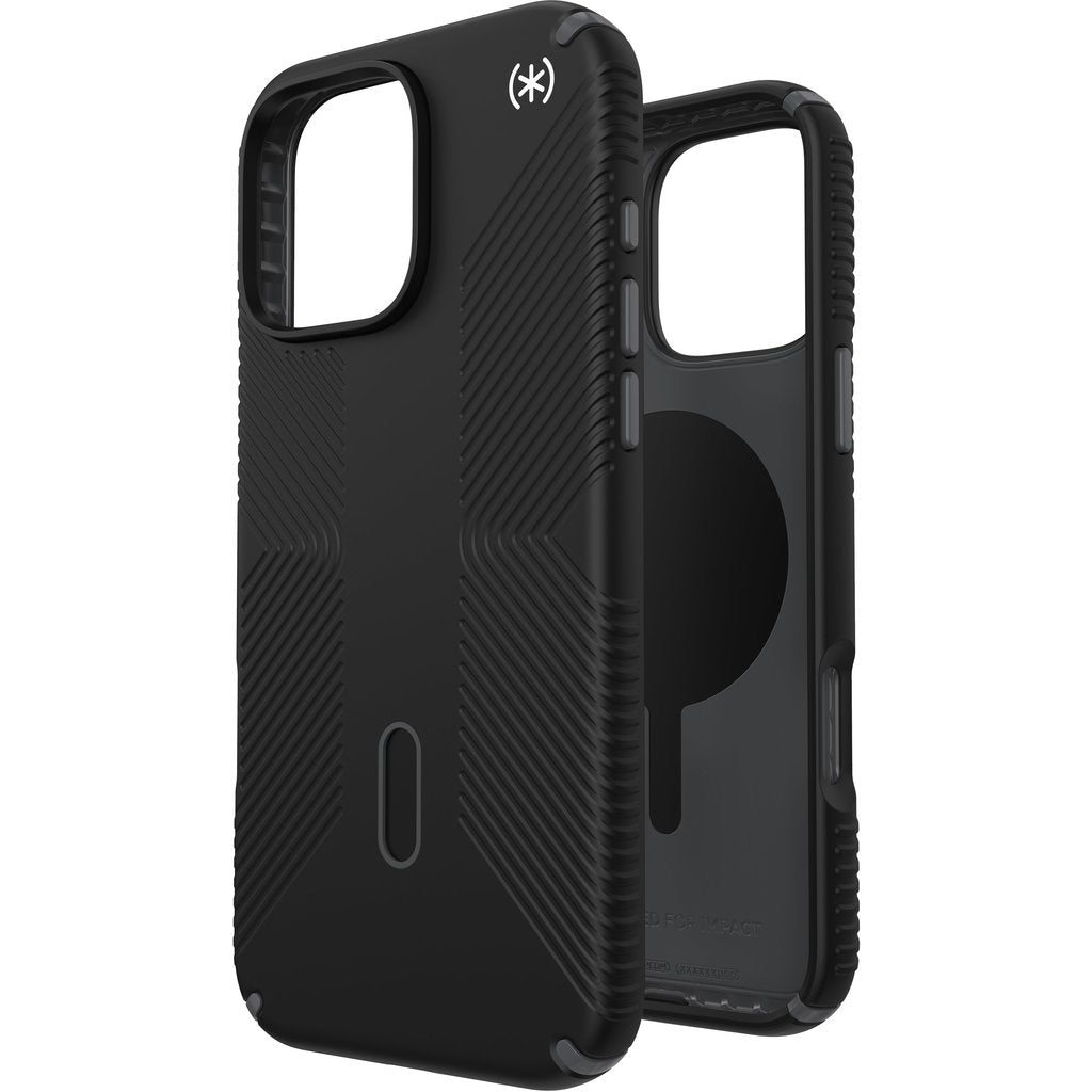 Speck Presidio2 Grip + ClickLock Apple iPhone 16 Pro Max Black -  with Microban