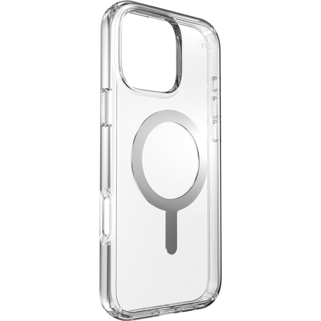 Speck Presidio Perfect Clear + MS Apple iPhone 16 Pro Max Clear -  with Microban