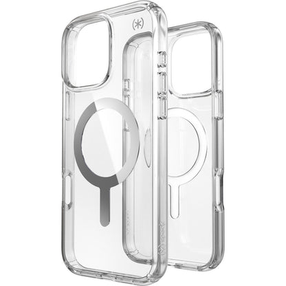 Speck Presidio Perfect Clear + MS Apple iPhone 16 Pro Max Clear -  with Microban