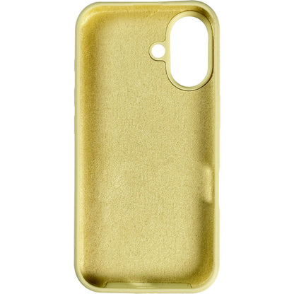 Nudient Base Case iPhone 16 Plus Pale Yellow