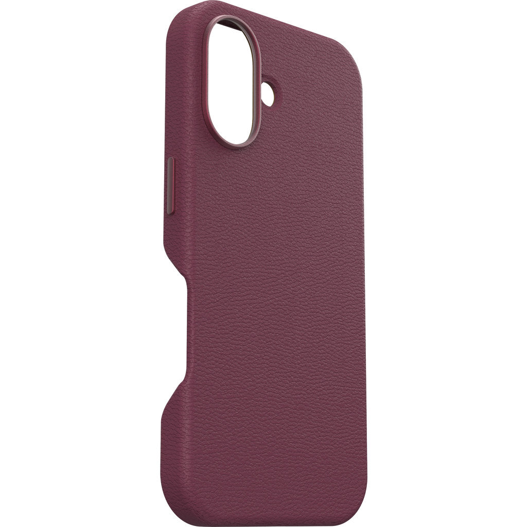 OtterBox Symmetry Cactus Leather Case Apple iPhone 16 Maroon Bells