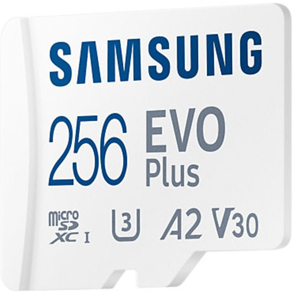 Samsung MicroSD EVO Plus (2024)  256GB + Adapter (160MB/s Class 10)