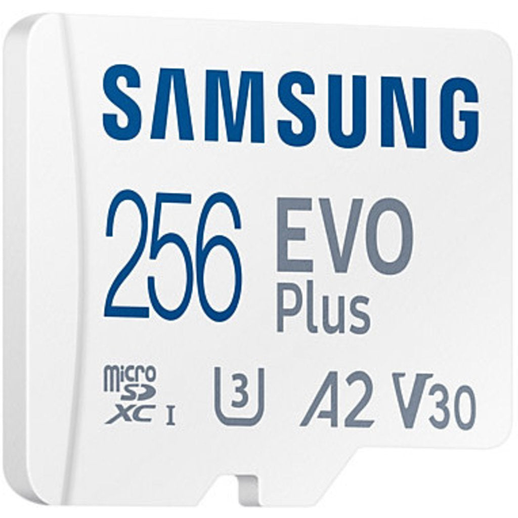 Samsung MicroSD EVO Plus (2024)  256GB + Adapter (160MB/s Class 10)