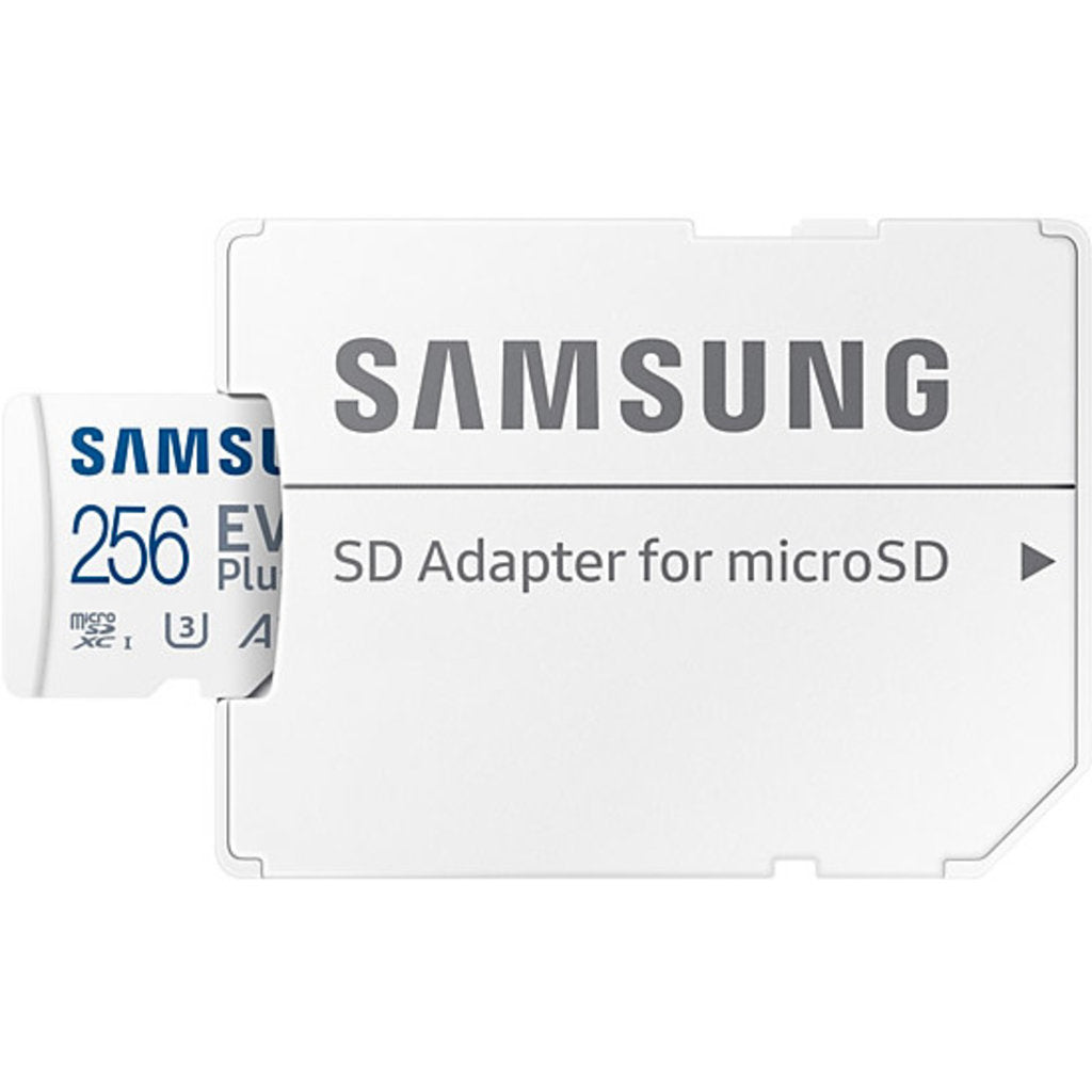 Samsung MicroSD EVO Plus (2024)  256GB + Adapter (160MB/s Class 10)