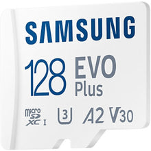 Samsung MicroSD EVO Plus (2024) 128GB + Adapter (160MB/s Class 10)