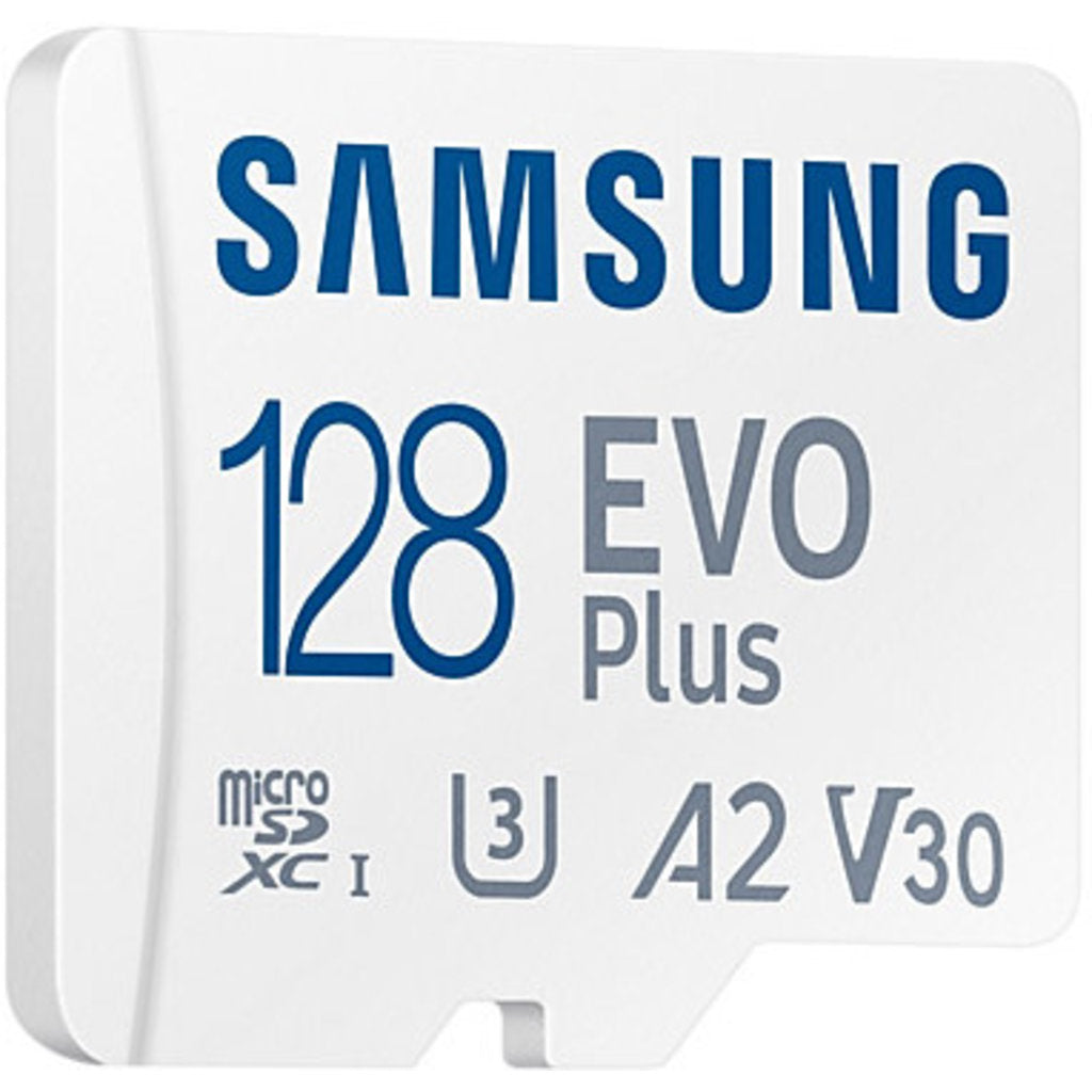 Samsung MicroSD EVO Plus (2024) 128GB + Adapter (160MB/s Class 10)