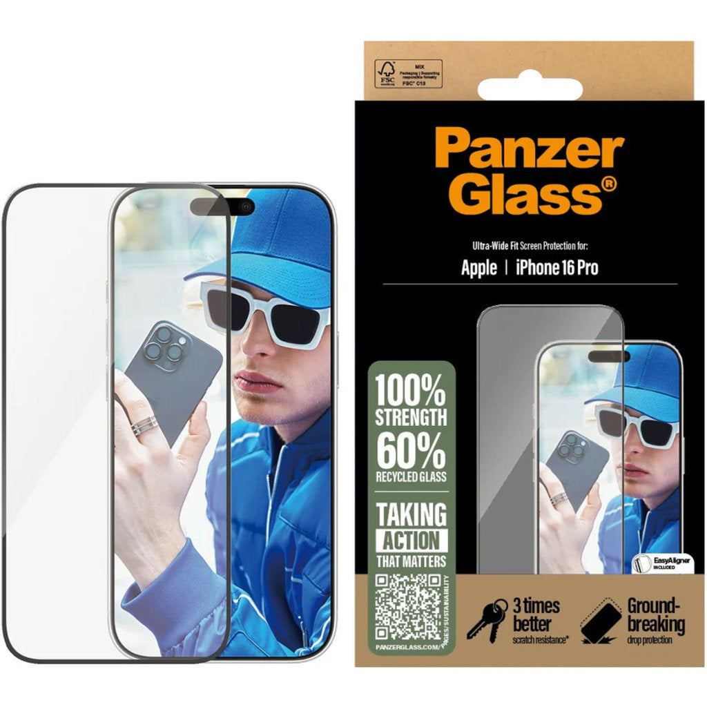 Panzerglass Apple iPhone 16 Pro - Ultra-Wide Fit
