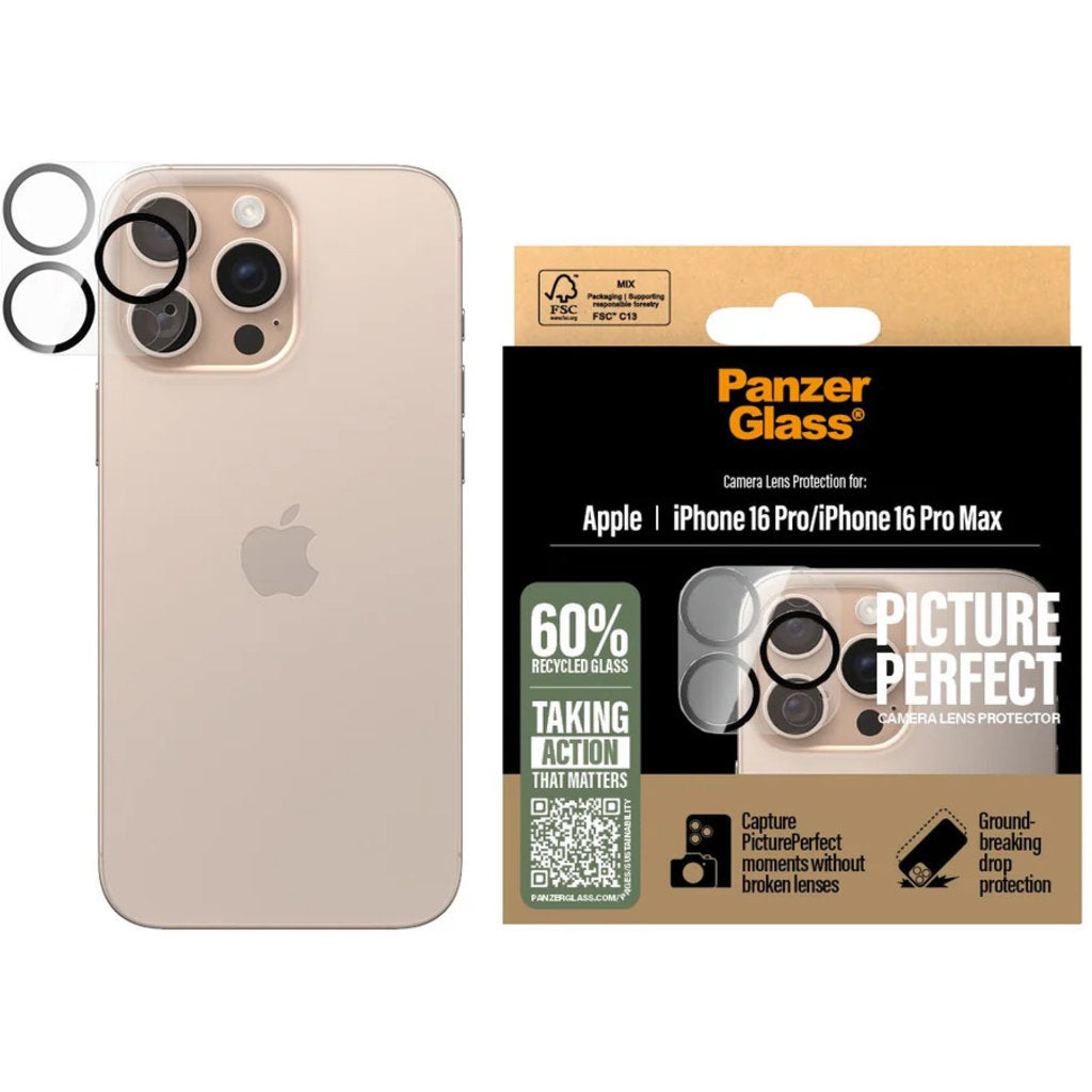 PanzerGlass Picture Perfect Plate iPhone 16 Pro/16 Pro Max