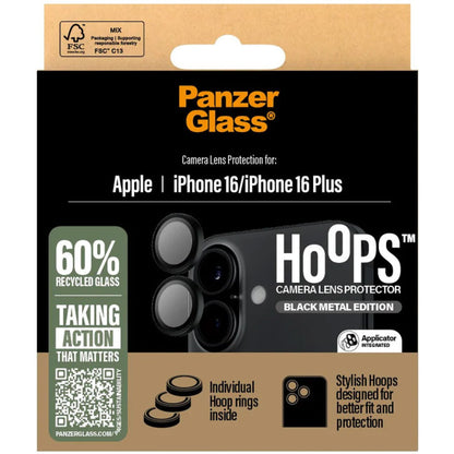 Panzerglass Hoops Rings Apple iPhone 16/16 Plus - Black