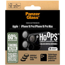 Panzerglass Hoops Rings Apple iPhone 16 Pro/16 Pro Max - Black