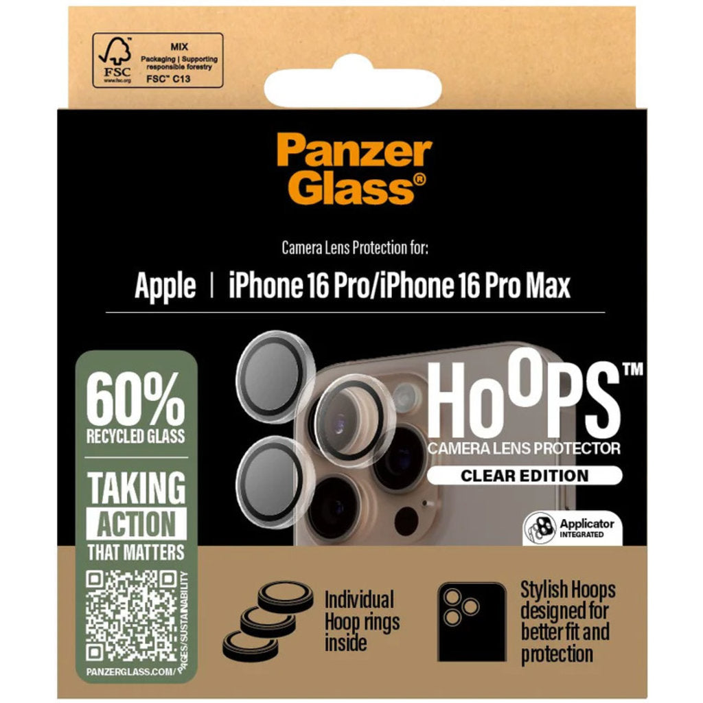 Panzerglass Hoops Rings Apple iPhone 16 Pro/16 Pro Max - Transparent