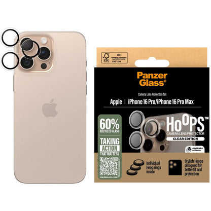 Panzerglass Hoops Rings Apple iPhone 16 Pro/16 Pro Max - Transparent