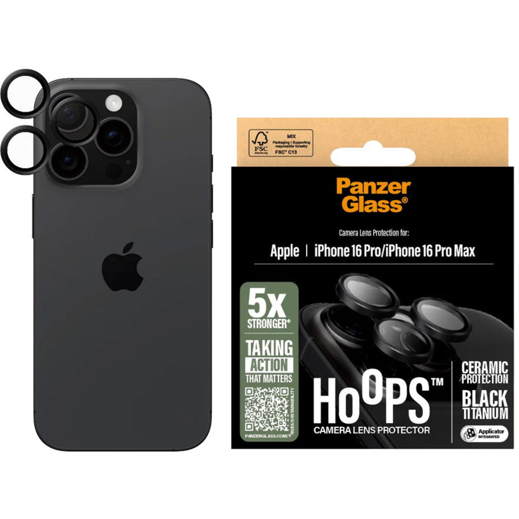Panzerglass Ceramic Hoops Rings Apple iPhone 16 Pro/16 Pro Max