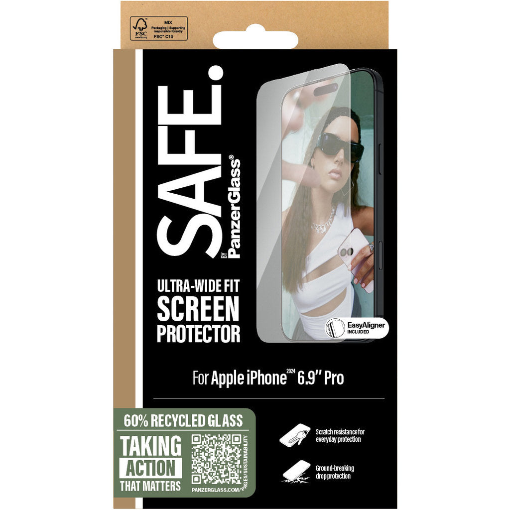 SAFE by Panzerglass Apple iPhone 16 Pro Max - Ultra-Wide-Fit