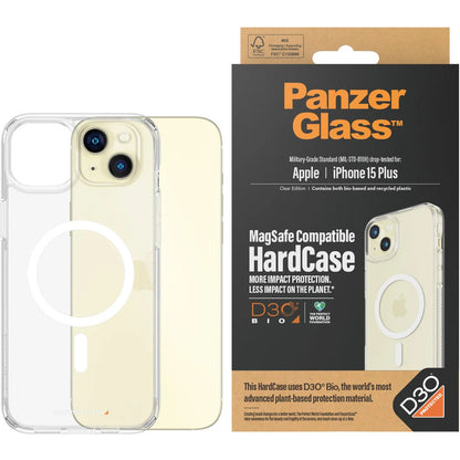PanzerGlass Apple iPhone 15 Plus MagSafe HardCase with D3O Clear