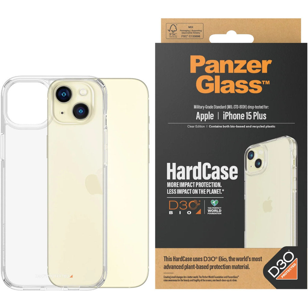 PanzerGlass Apple iPhone 15 Plus HardCase with D3O Clear