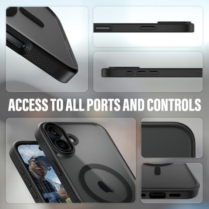 PanzerGlass Apple iPhone 16 Plus Black MagSafe HardCase Clear