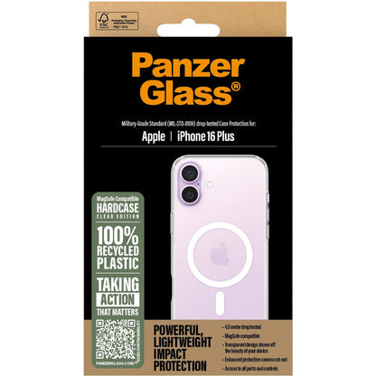 PanzerGlass Apple iPhone 16 Plus White MagSafe HardCase Clear